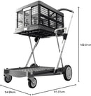 ✅ Carrinho Dobrável Multifuncional – Carregue Tudo Sem Esforço e com Muito Mais Praticidade!
