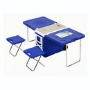 Super Caixa Térmica Cooler Multifuncional 32 L Com Mesa E Cadeira Praia Camping 5 Em 1